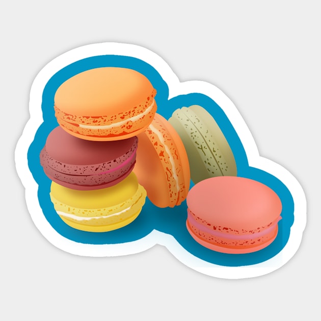 macarons! Sticker by mattiaraff